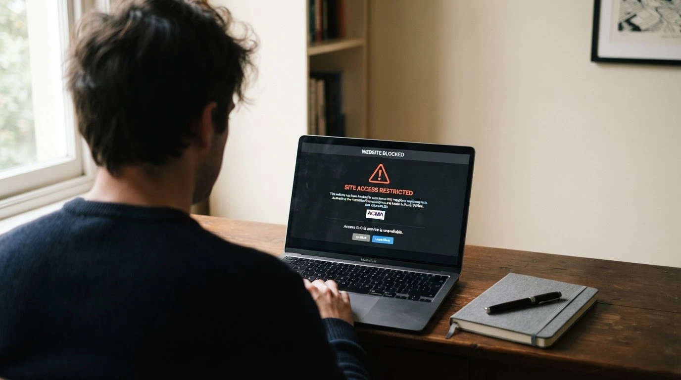 The Interactive Gambling Act 2001 document with its key sections highlighted