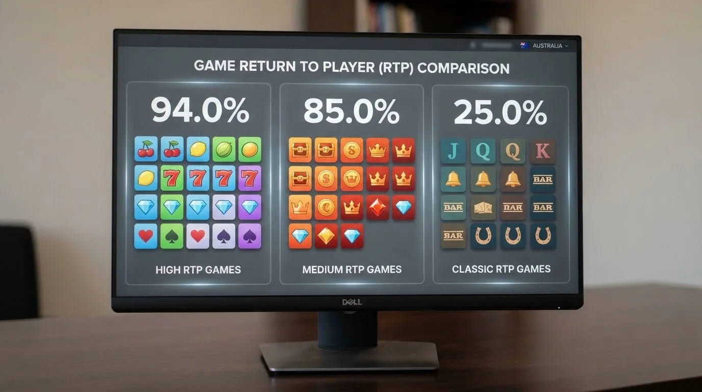 A split-screen composition showing the homepages of three offshore casino brands side by side, with their market-share percentages overlaid