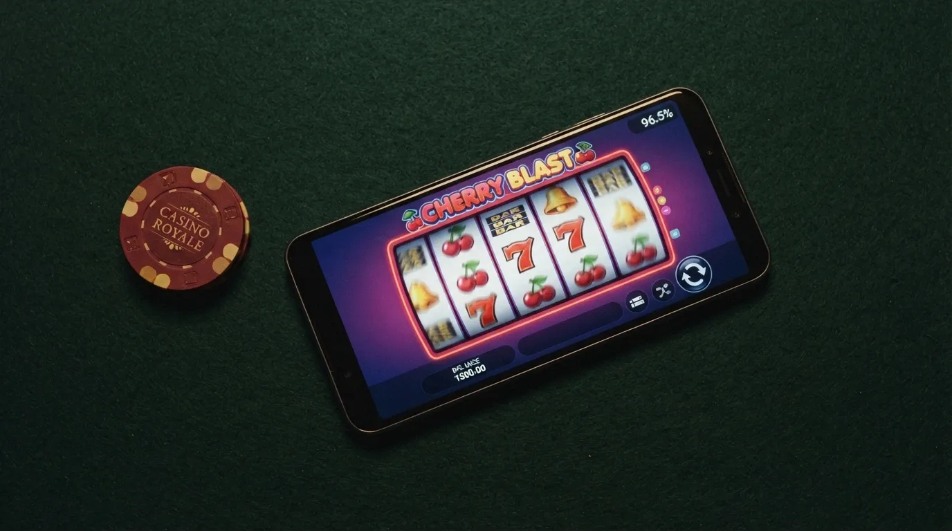 Popular online pokies including Starburst and Big Bass Bonanza on a mobile screen with RTP percentages displayed